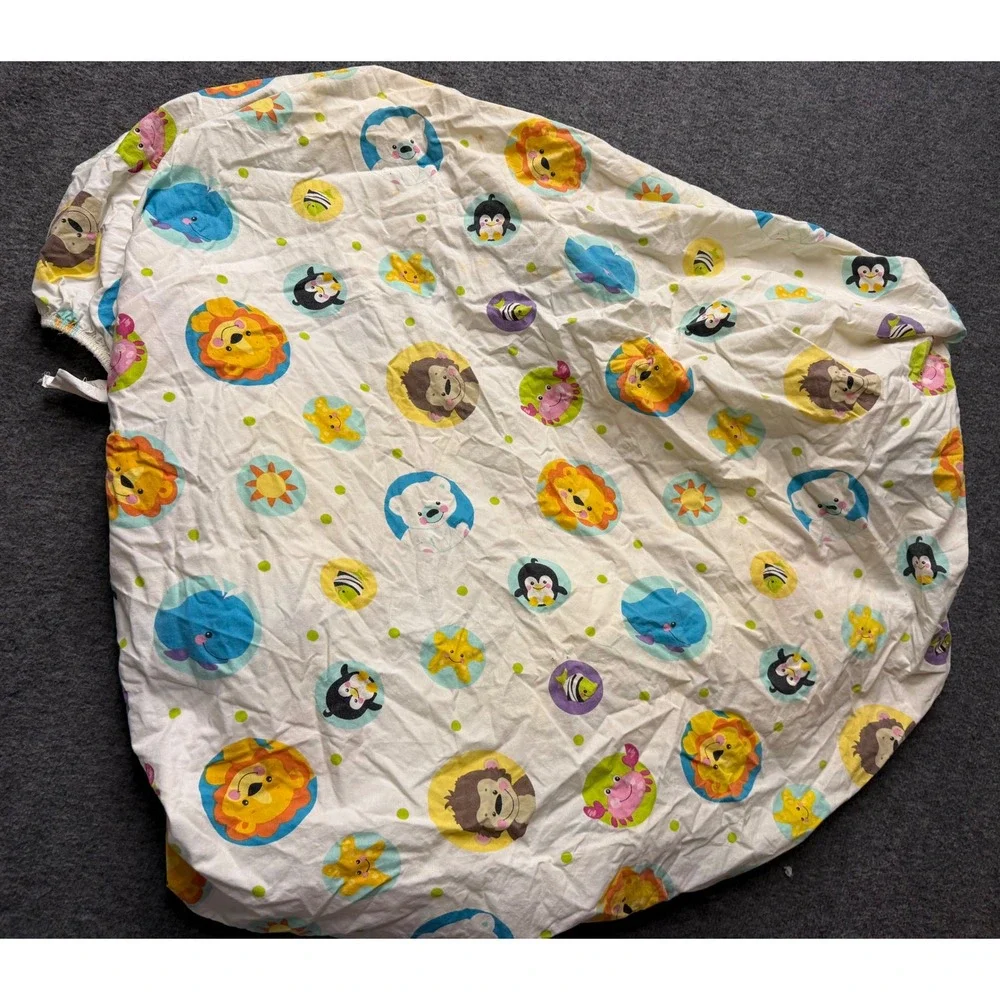 Vintage Precious Planet Fiher Price Fitted Toddler or Crib Bed Sheet Vintage